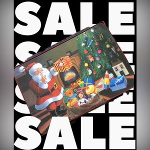 Set of 4 Santa Cork Placemats